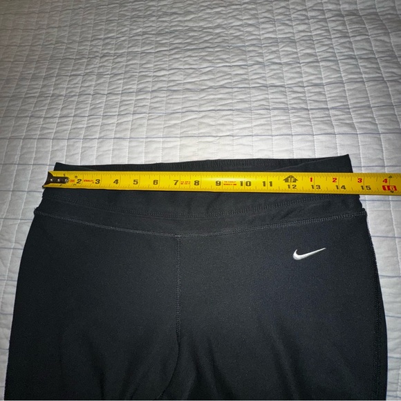 Vintage Nike Dri Fit Wide Leg Training Pants Black Ladies Small - Picture 5 of 8